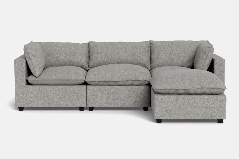 Albany Park, Kova Modern Sofa + Ottoman - Cloud-Soft Comfort 